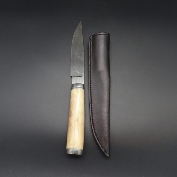 H. Schmidbauer Secondhand Oosik Hunter Messerwerk-Damast Klinge 13,7 cm Oosik*