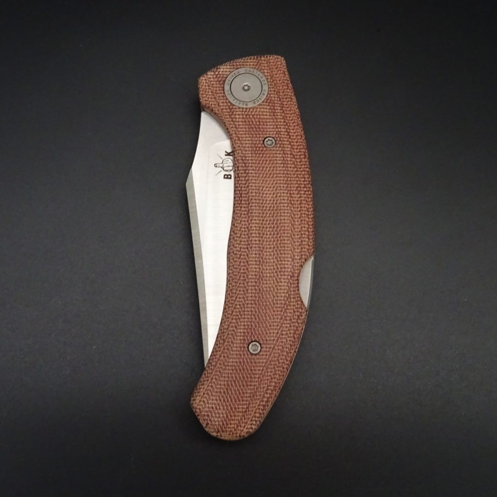 Bastards Knives Vega Taschenmesser CPM-3V-Klinge 9cm Brown Micarta • De Rosa feine Messer & Scheren Tegernsee Bastards Knives Vega Taschenmesser CPM-3V-Klinge 9cm Brown Micarta