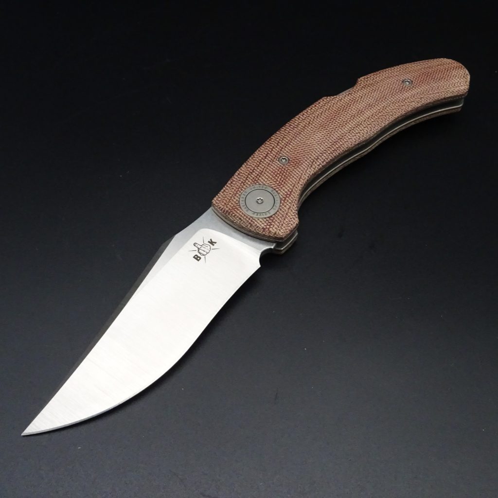 Bastards Knives Vega Taschenmesser CPM-3V-Klinge 9cm Brown Micarta • De Rosa feine Messer & Scheren Tegernsee Bastards Knives Vega Taschenmesser CPM-3V-Klinge 9cm Brown Micarta – Bild 6