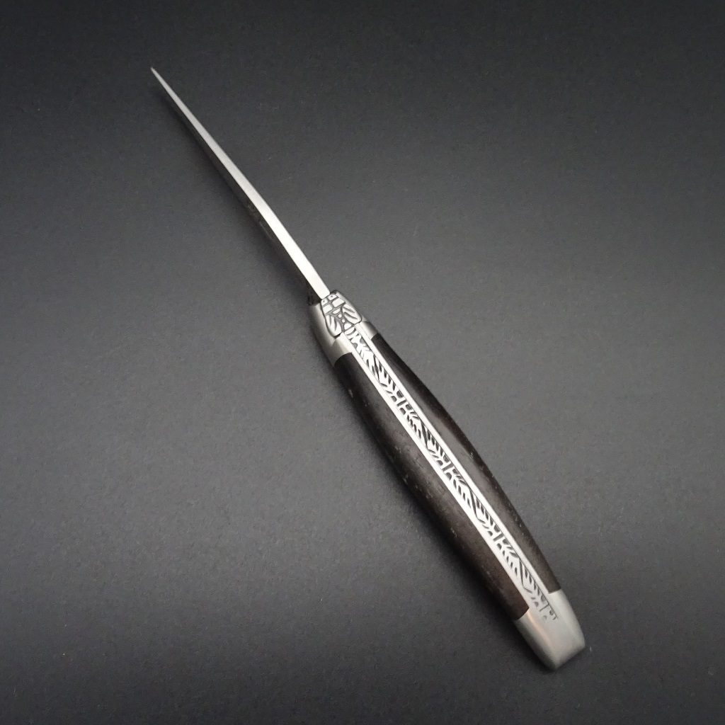 Forge de Laguiole Taschenmesser Ebenholz 7,5 cm Klinge T14 • De Rosa feine Messer & Scheren Tegernsee Forge de Laguiole Taschenmesser Ebenholz 7,5 cm Klinge T14