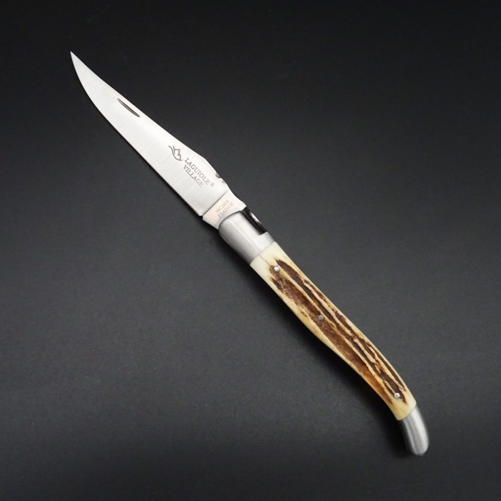 Laguiole Taschenmesser Edition Bayern Hirschhorn 9 cm Klinge 14C28-N • De Rosa feine Messer & Scheren Tegernsee Laguiole Taschenmesser Edition Bayern Hirschhorn 9 cm Klinge 14C28-N – Bild 2