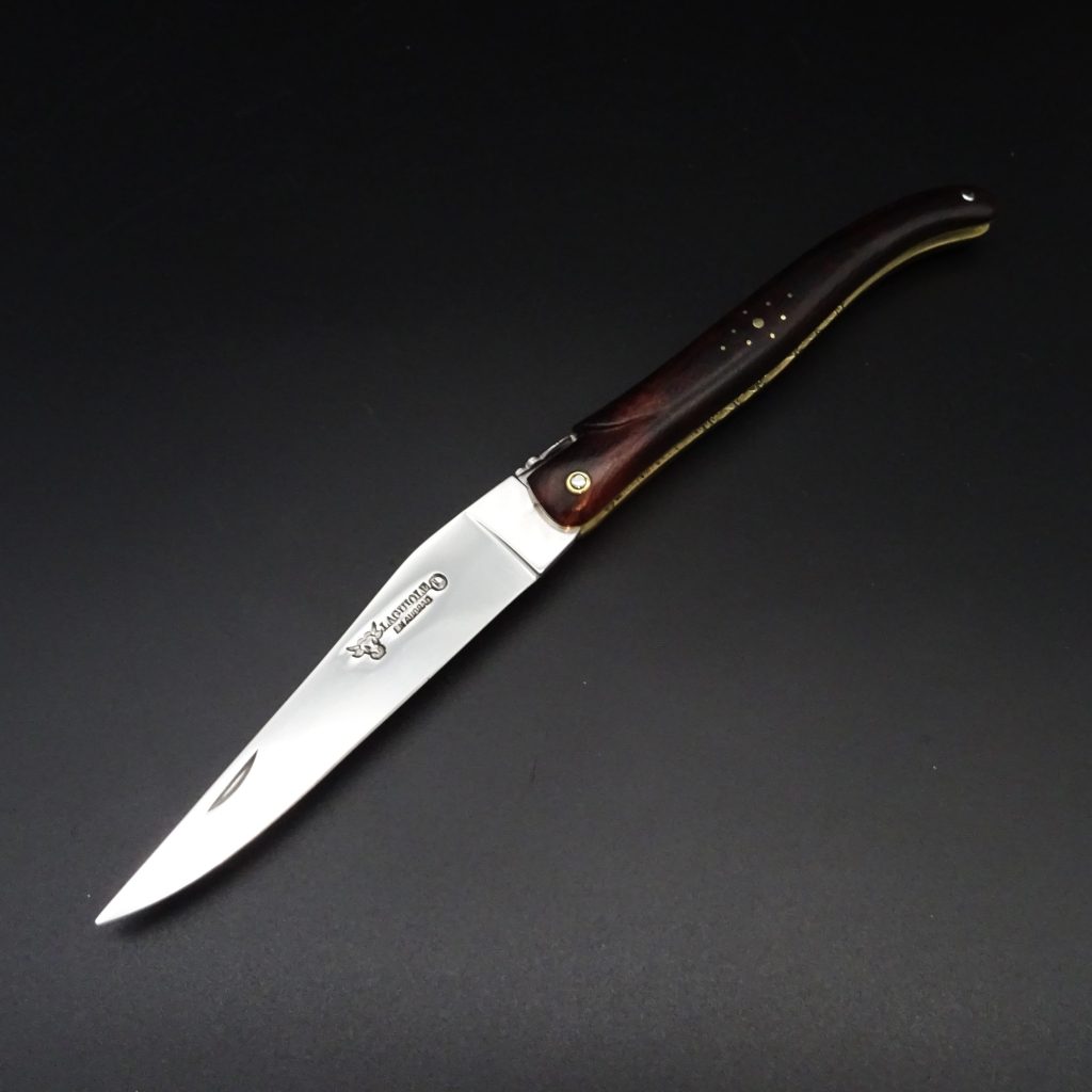 Laguiole en Aubrac Eclipse Taschenmesser 9 cm Wüsteneisenholz Klinge 12C27MOD • De Rosa feine Messer & Scheren Tegernsee Laguiole en Aubrac Eclipse Taschenmesser 9 cm Wüsteneisenholz Klinge 12C27MOD – Bild 6