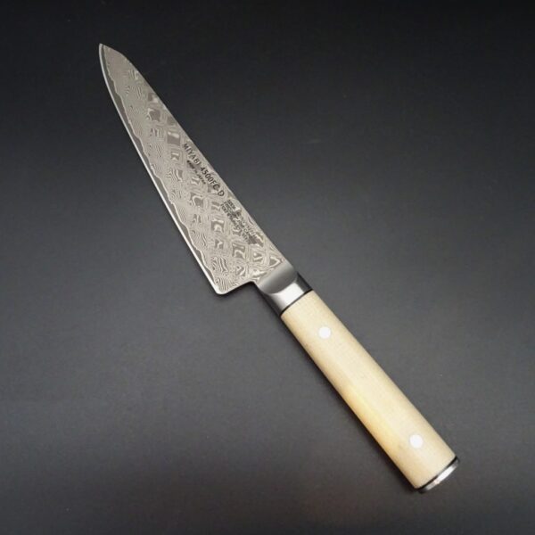 Fachhandel & Onlineshop • De Rosa • feine Messer & Scheren • Rosenstraße 1 • Tegernsee • De Rosa feine Messer & Scheren Tegernsee Myabi Mikoto 4500 FCD Kochmesser klein 14 cm Klinge Damast Fine Carbide FC63