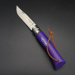 Opinel Taschenmesser Nr 7 rostfrei 7,7 cm Klinge - Buche lackiert violett
