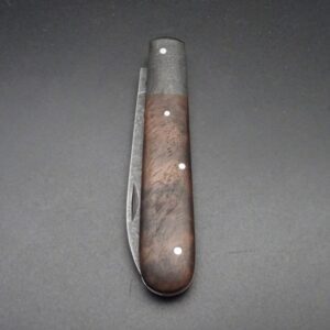 Otter Steiger Taschenmesser Carbon C75 Stonewash Walnusswurzel Fat Carbon Space Coral SS 161FCWNB