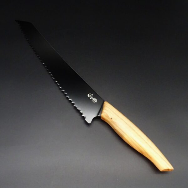 Paul Adrian Beluga Performance Brotmesser 12C27M DLC 26,5 cm Klinge Olive