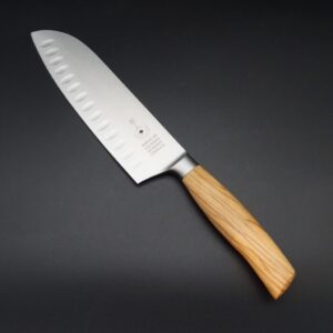 F. Herder Madera Santokumesser Olivenholz 16 cm Klinge CrMoVa
