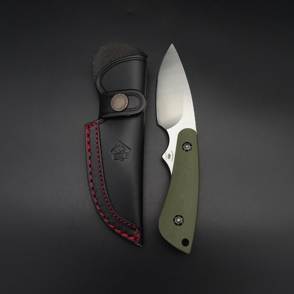 Puma IP Knight Hunter Jagdmesser feststehend G10 grün 8 cm Klinge • De Rosa feine Messer & Scheren Tegernsee Puma IP Knight Hunter Jagdmesser feststehend 8cm Klinge G10 grün 830716