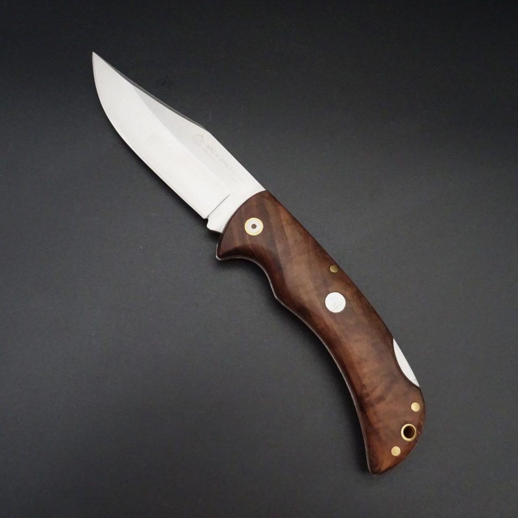 Puma IP Wild Walnut I Taschenmesser Walnussholz 8,5 cm Klinge 440C • De Rosa feine Messer & Scheren Tegernsee Puma IP Wild Walnut I Taschenmesser Walnussholz 8,5 cm Klinge 440C – Bild 2