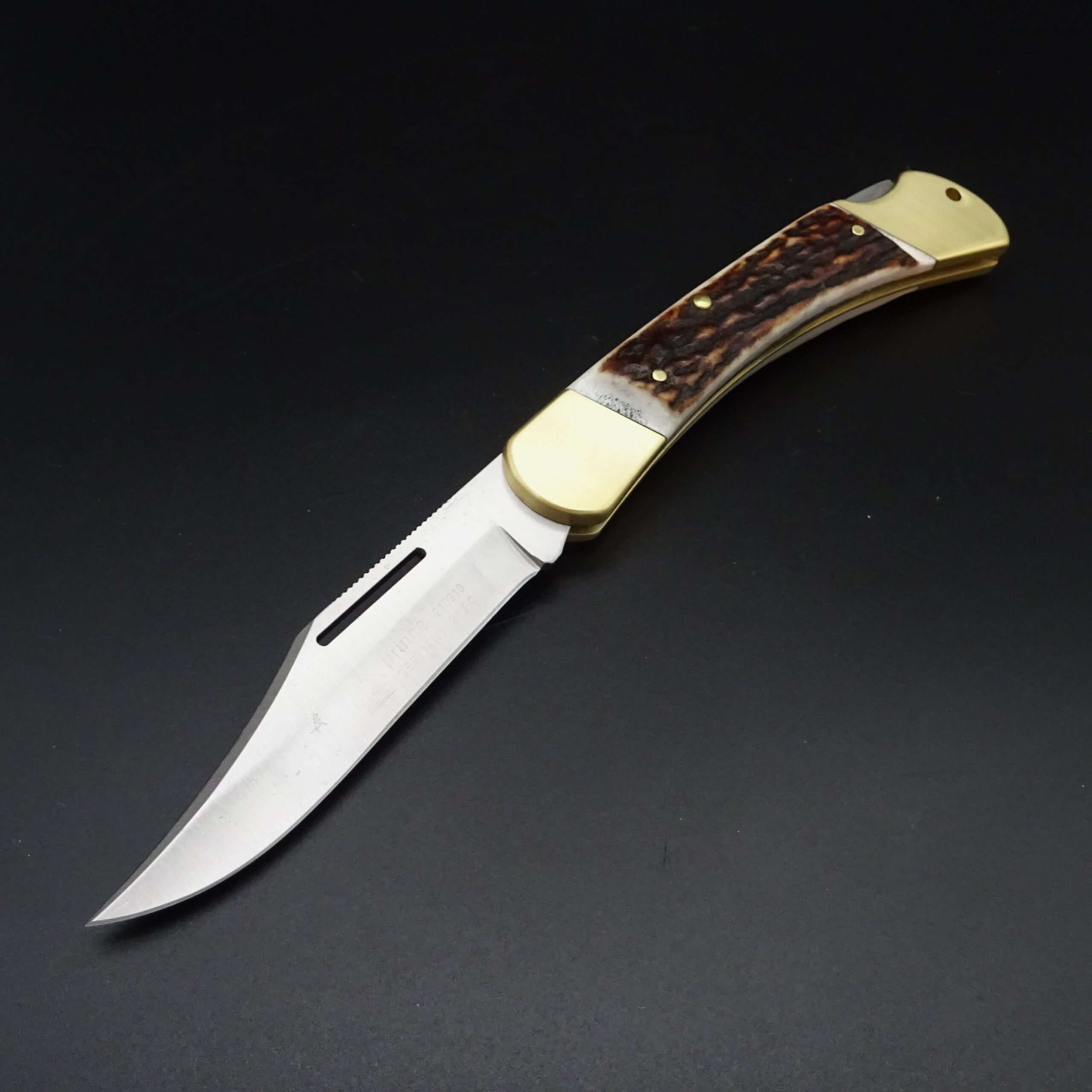 Puma Prince Taschenmesser Hirschhorn 87 mm Klinge 1.4110 – Bild 4