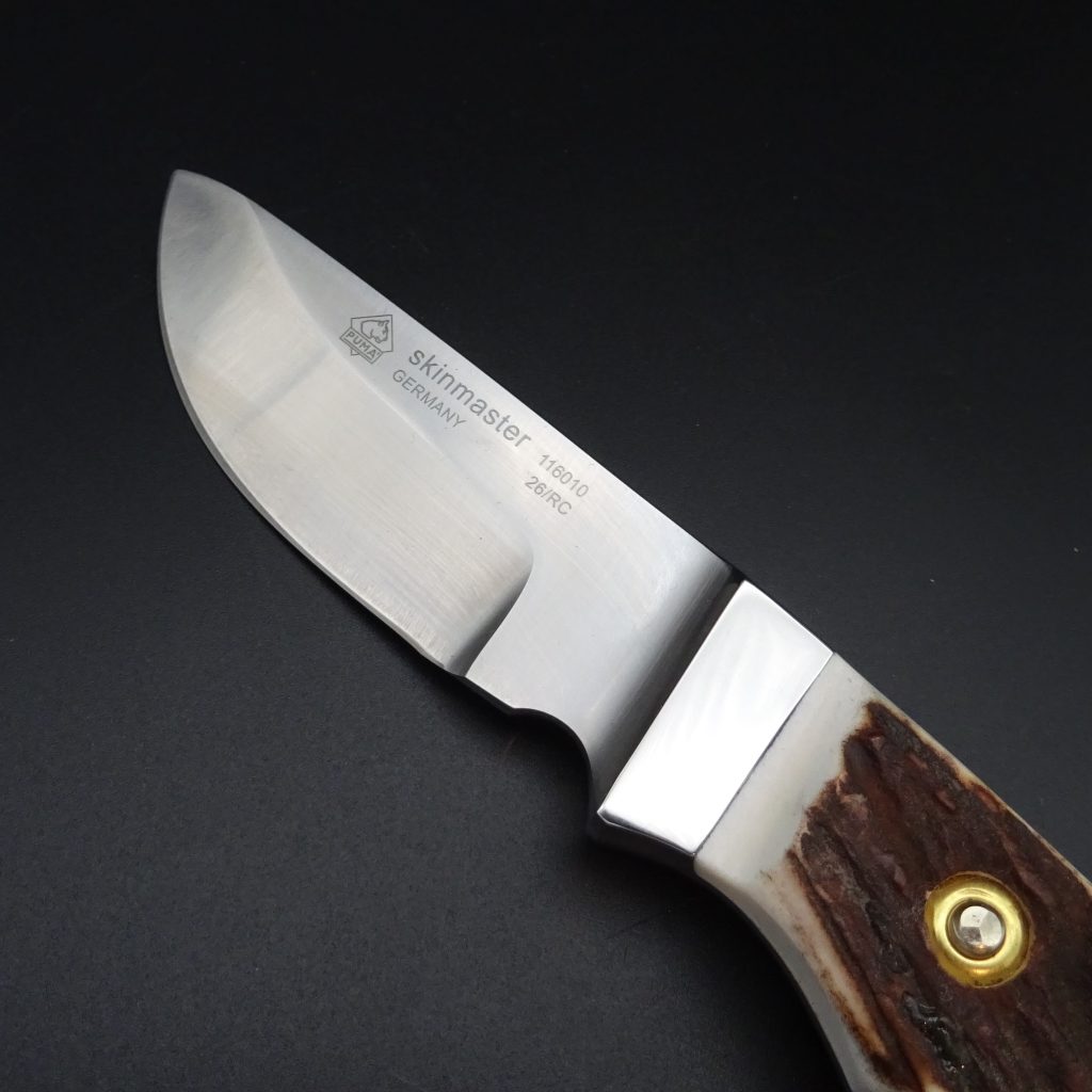 Puma Skinmaster Jagdmesser Integral feststehend Hirschhorn 7 cm Klinge 1.4116 • De Rosa feine Messer & Scheren Tegernsee Puma Skinmaster Jagdmesser Integral feststehend Hirschhorn 7 cm Klinge 1.4116 – Bild 3