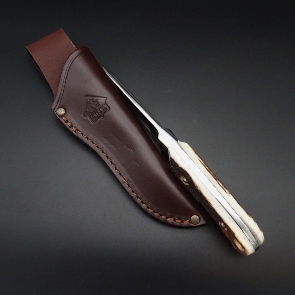 Puma Skinmaster Jagdmesser Integral feststehend Hirschhorn 7 cm Klinge 1.4116 • De Rosa feine Messer & Scheren Tegernsee Puma Skinmaster Jagdmesser Integral feststehend Hirschhorn 7 cm Klinge 1.4116 – Bild 6