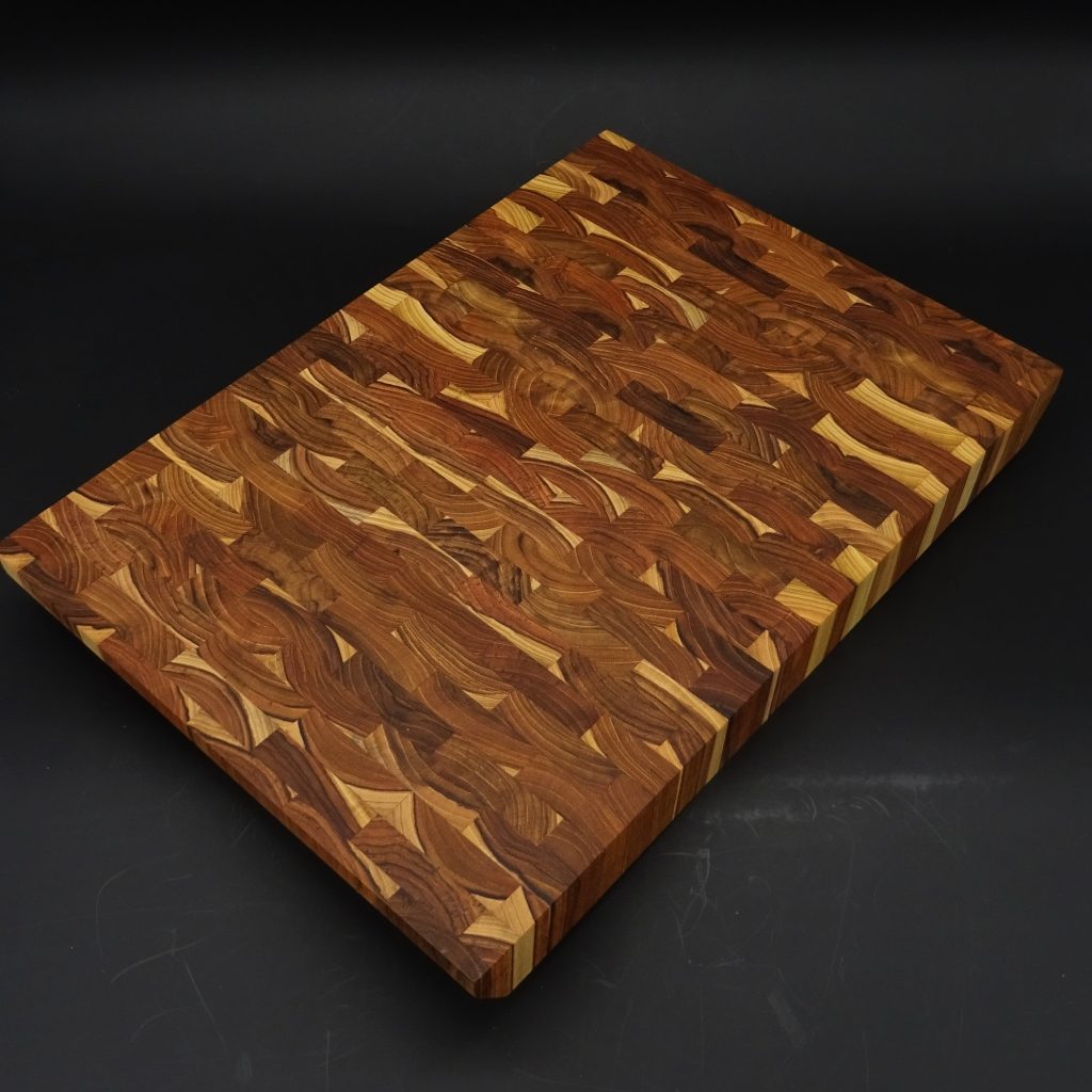 Schneidblock Stirnholz Teak 50x35 cm • De Rosa feine Messer & Scheren Tegernsee Schneidblock Stirnholz Teak 50x35 cm