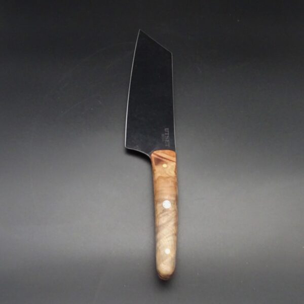 Utset Mestre Maurici Kiritsukemesser 17cm Klinge 52100 Carbonstahl nicht rostfrei stabilisierte Maserbirke 11658