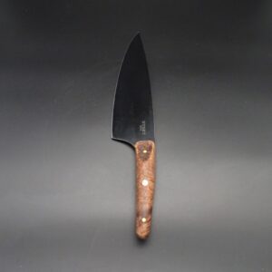 Utset Mestre Maurici Kochmesser 21cm Klinge 52100 Carbonstahl nicht rostfrei stabilisierte Maserbirke 11608