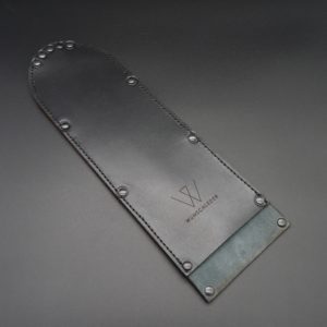 Klingenschutz aus Leder für Kochmesser bis 20