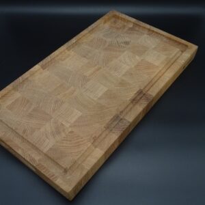 Zassenhaus Schneidebrett Eiche Stirnholz mit Saftrille 45x25 cm